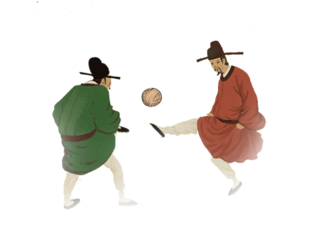 "寒食蹴鞠"见于诗文中甚多白居易在《洛桥寒食日作十韵》中提到洛阳城