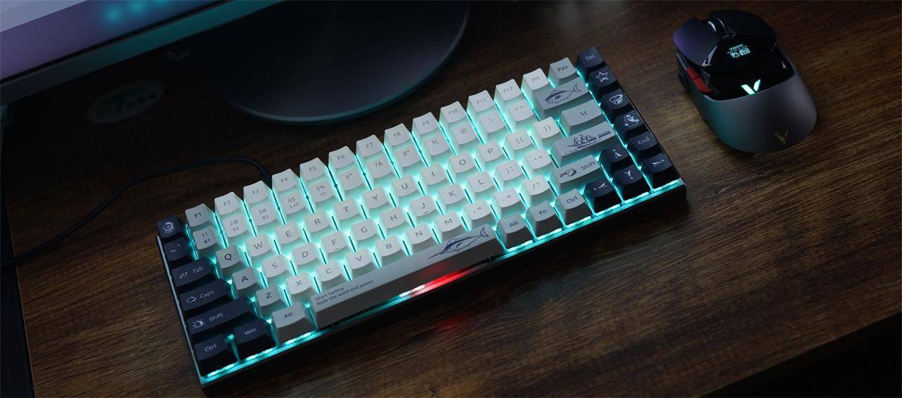 雷柏MT510Pro多模式背光机械键盘紧凑布局快银轴兼顾办公游戏