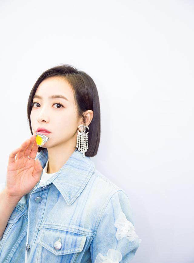 齐肩波波头短发造型这样剪才时尚,宋茜剪了之后嫩成18岁少女_头发