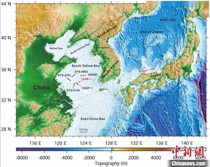 黄海北部和中部海区图图片