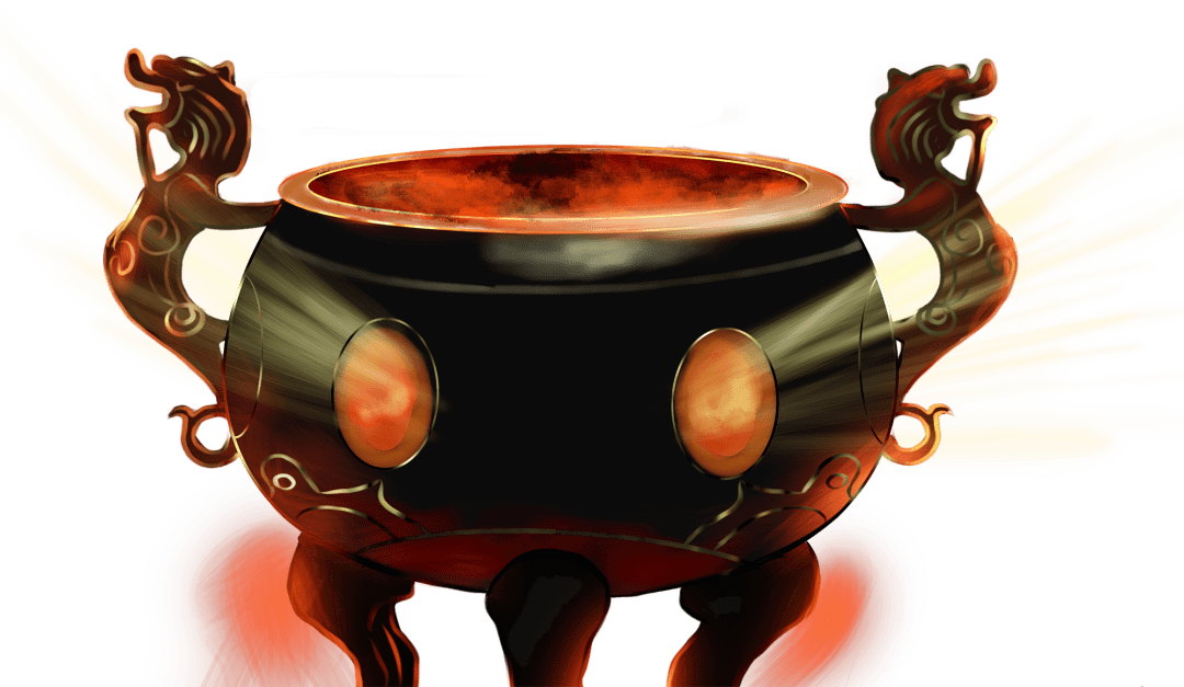 于是他一个转身,跳进了炼丹炉.