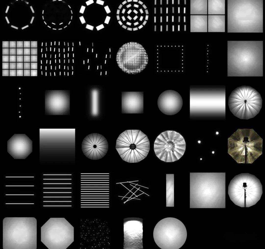 gsg灰猩猩40张区域光照贴图素材greyscalegorilla area light maps