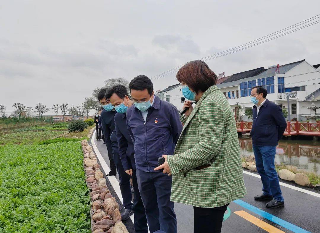 宜興市萬石鎮後洪村馬良一行又來到宜興市豐匯現代農業產業園.