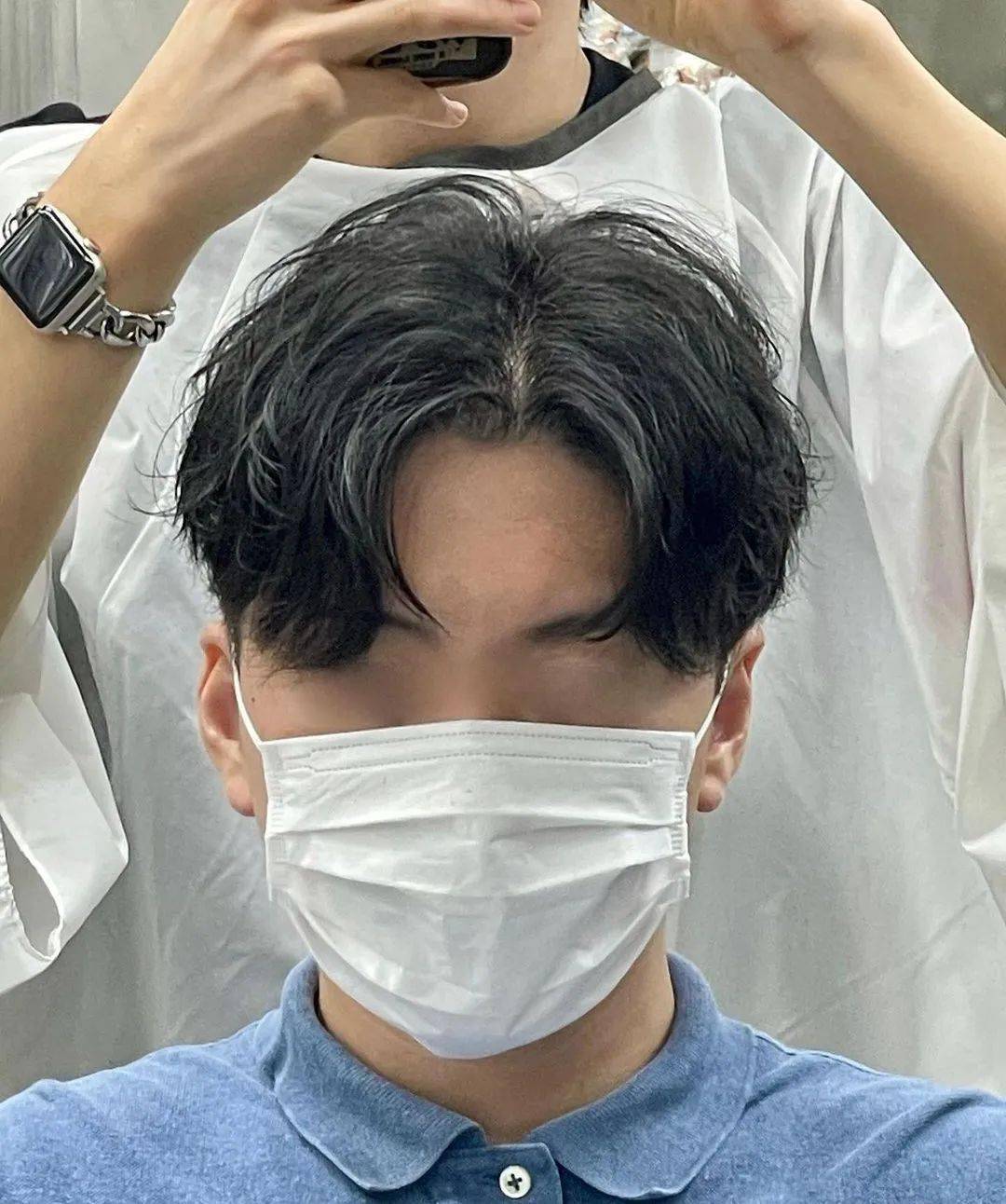 男生中分发型