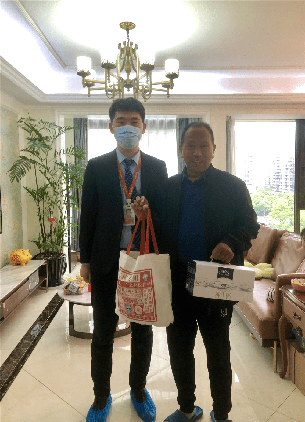 "武林九里项目经理对塘鹅租售这次的挺身而出表达了感谢