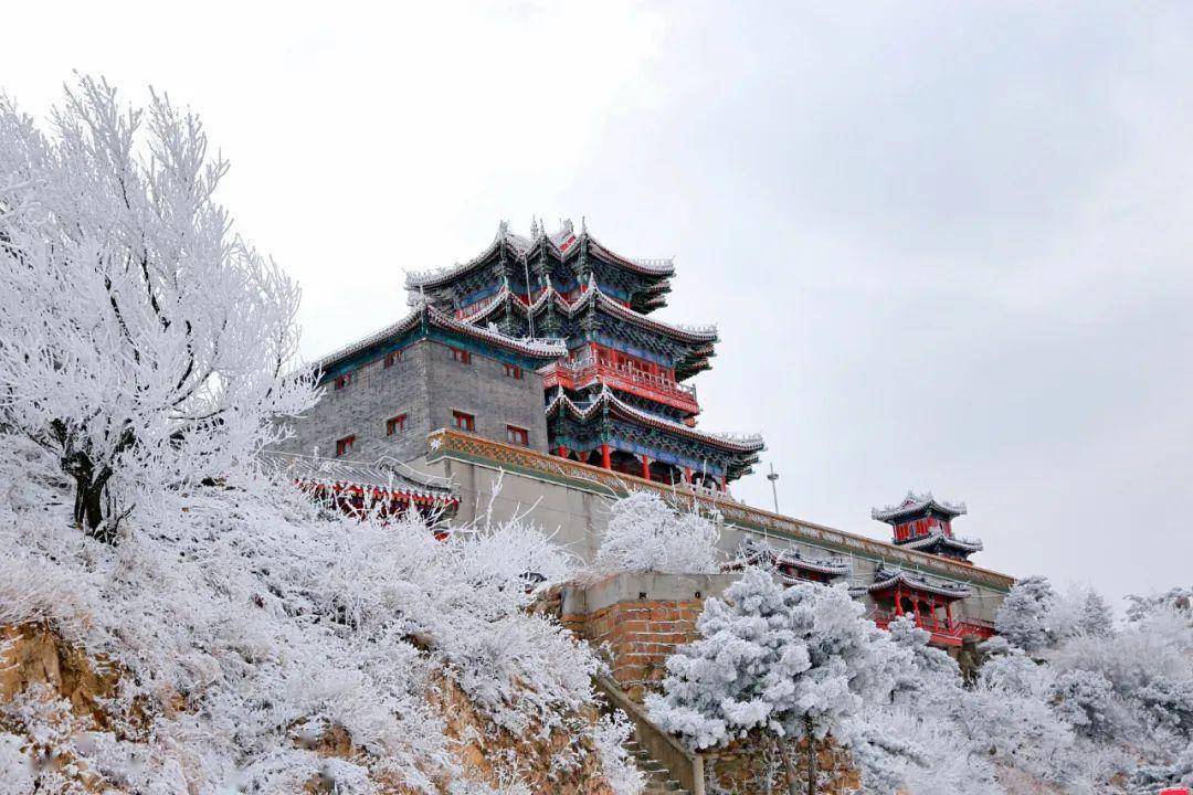 临朐县这座山上,冬天实在是太美了_冬雪_白雪_美景