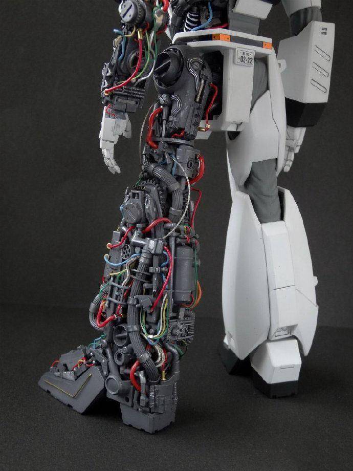 细节满满,内构增加线缆模型改造合集_高达系列_机械_大量的