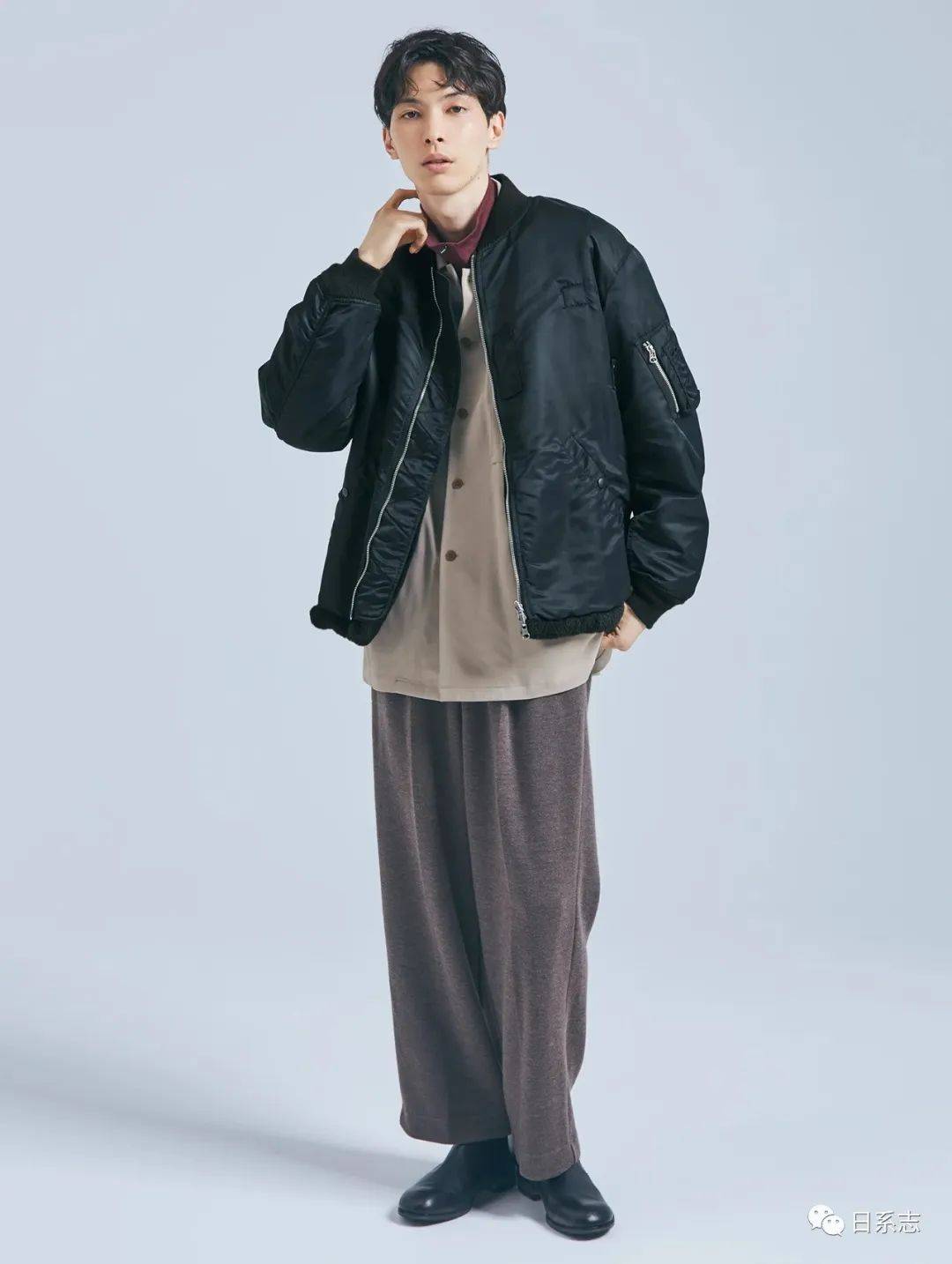 飞行员夹克敞开穿才好看,秋冬要怎么搭配才保暖?_颜色_外套_上衣