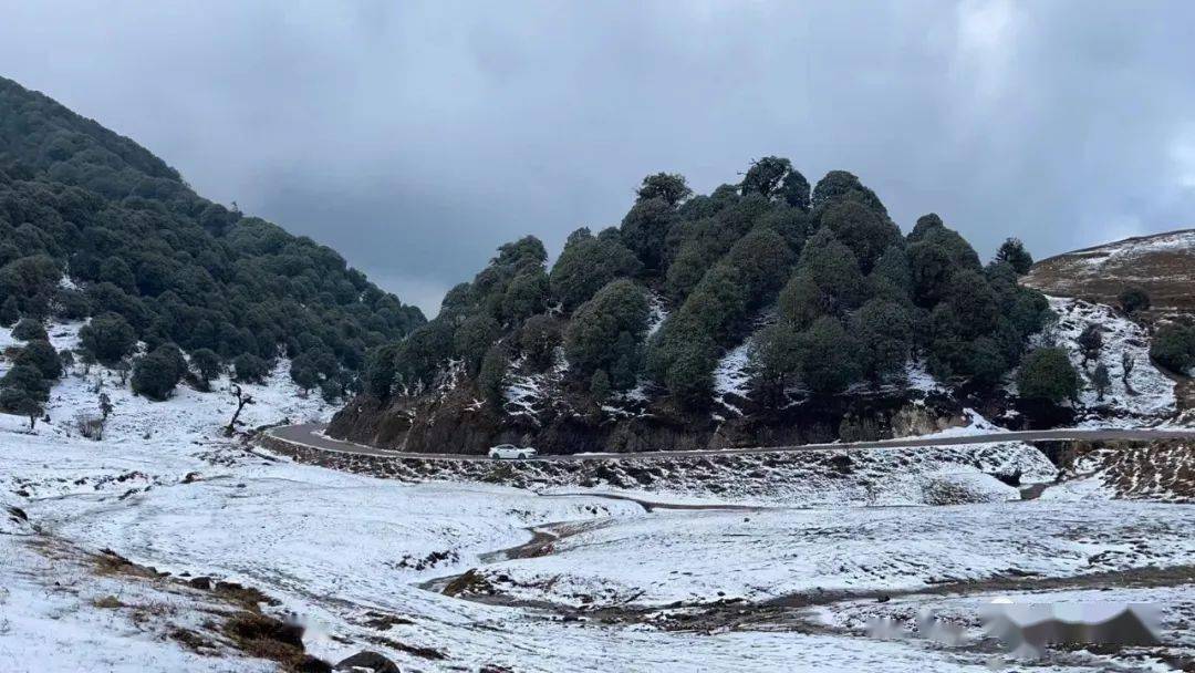 芒市苤菜坝下雪图片