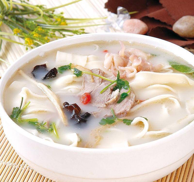 羊肉汤,肉夹馍,羊肉烩面,酥饼,麻酱面筋,郑州烩面好吃忘不掉_兰庭_满