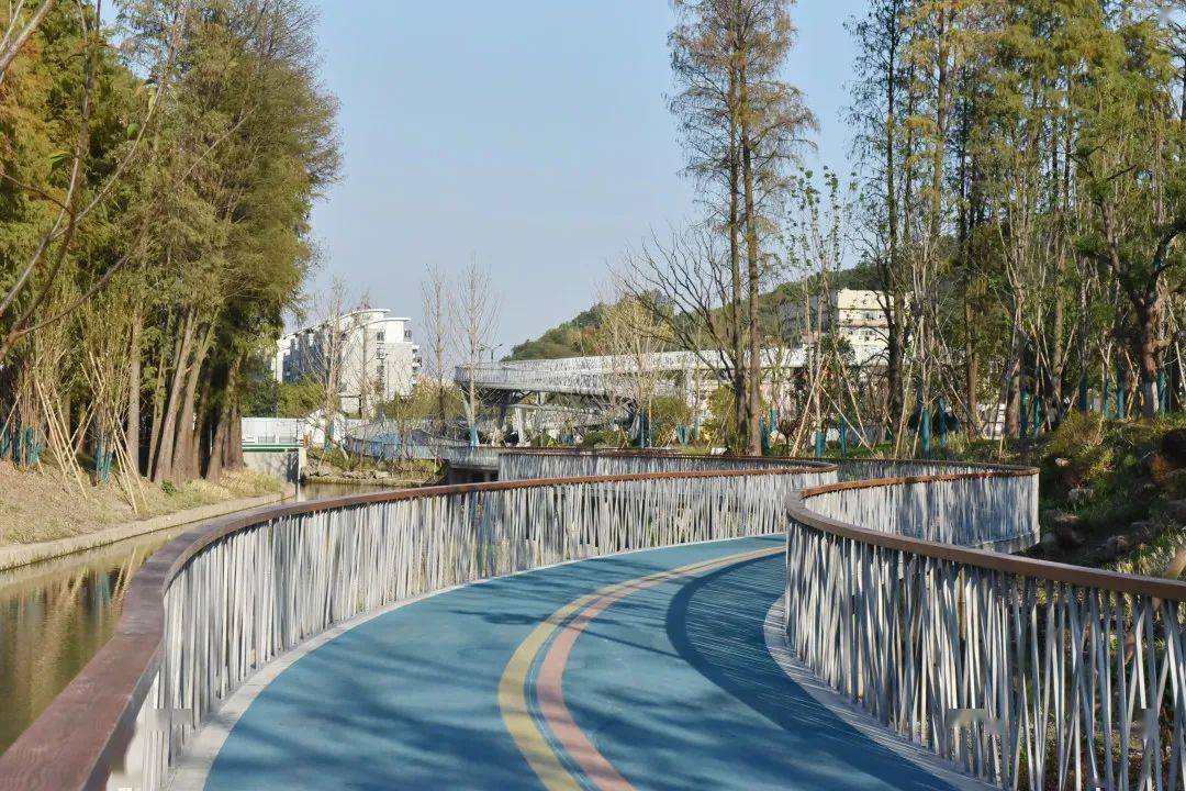 4万方!临平这座滨河公园值得推荐!_游步道_休闲_植物