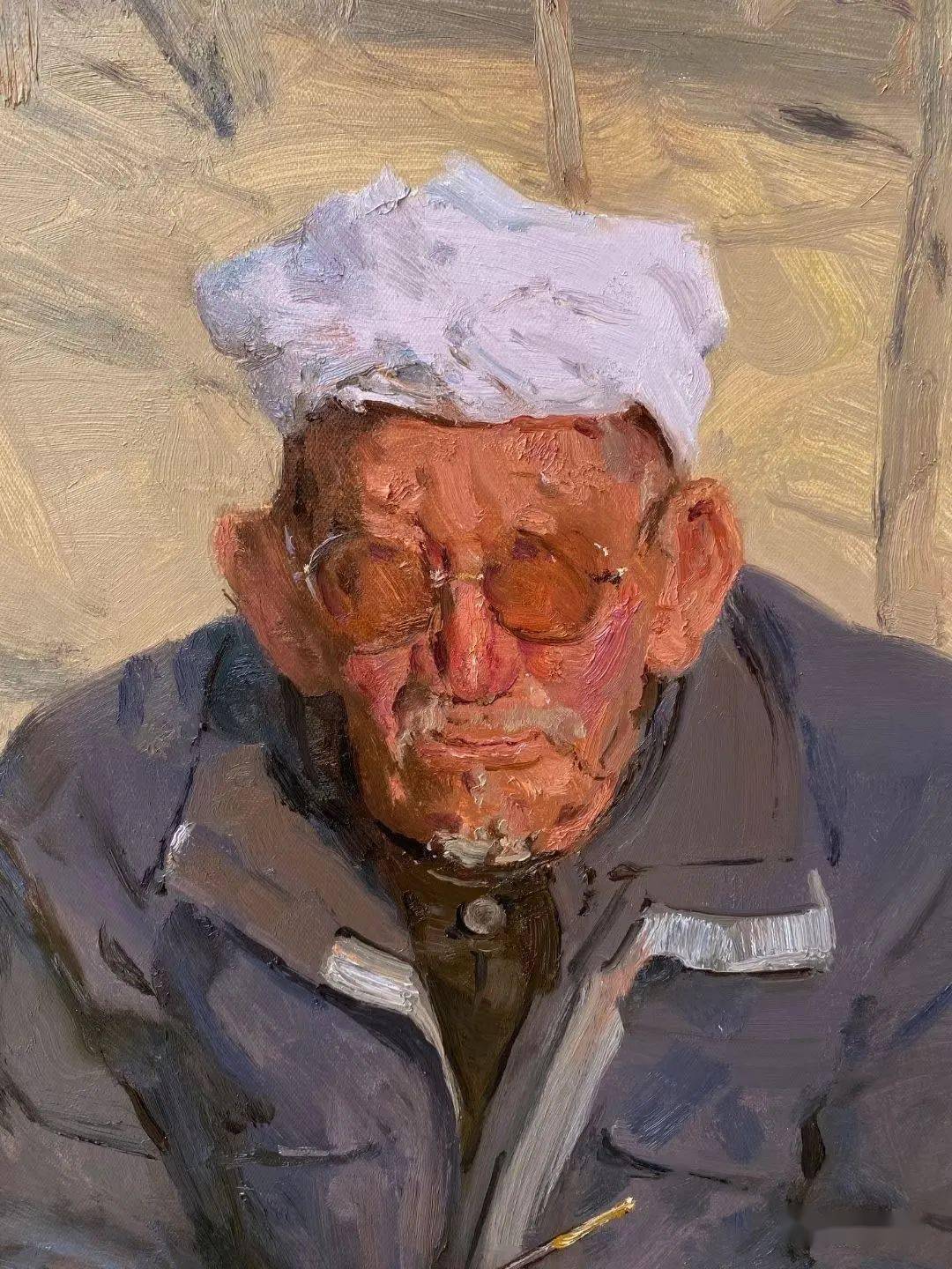 【写生啦】颜苏平2022写生新作(静物,风景,人物)_油画_创作_局部