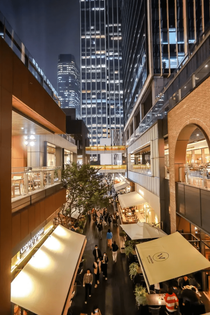 "内街"式的设计,也能更好地实现商业内聚的氛围