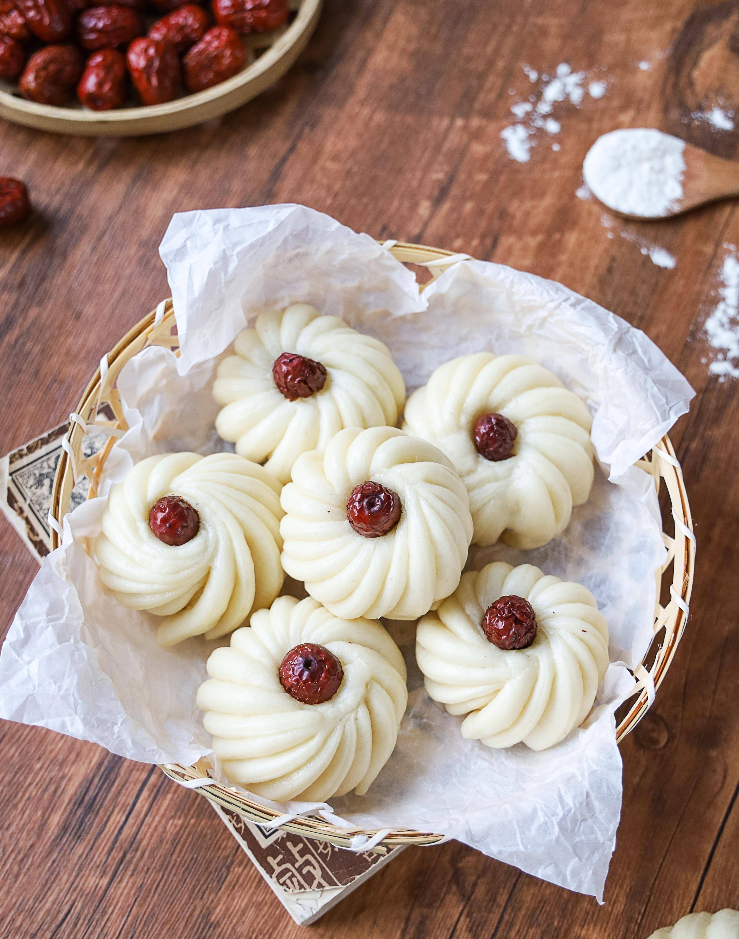 不可少的枣馍,层次丰富颜值高,春节招待客人特有面子_面团_小姿_做法
