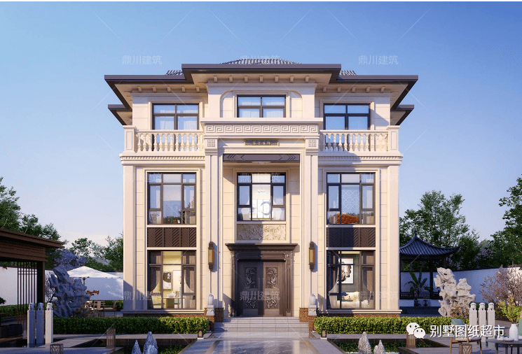 别墅外观效果图新的一年新的开始,2022年家中想建房的家人们,还在为