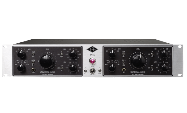universal audio 2-610s 双通道电子管话筒放大器话放人声乐器钢琴