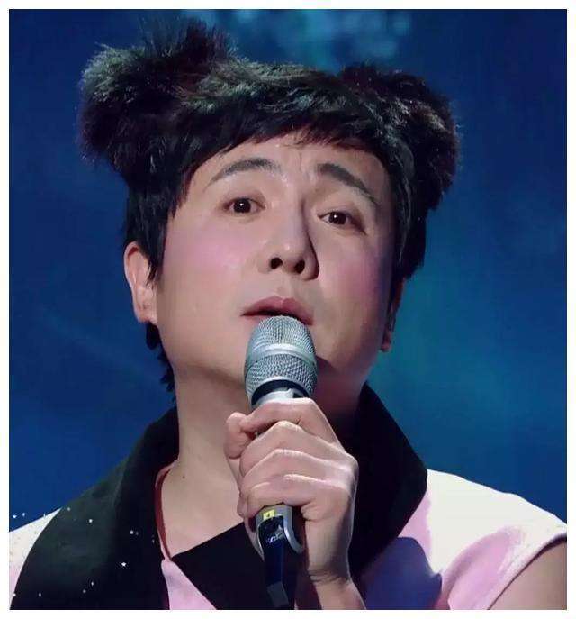 沈腾粉套装丸子头模仿王菲,神态到位还打腮红,把那英都逗笑了_经典