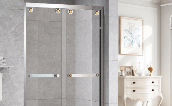 淋浴房玻璃门怎么选?透明好还是磨砂好?_浴室_声音_程度