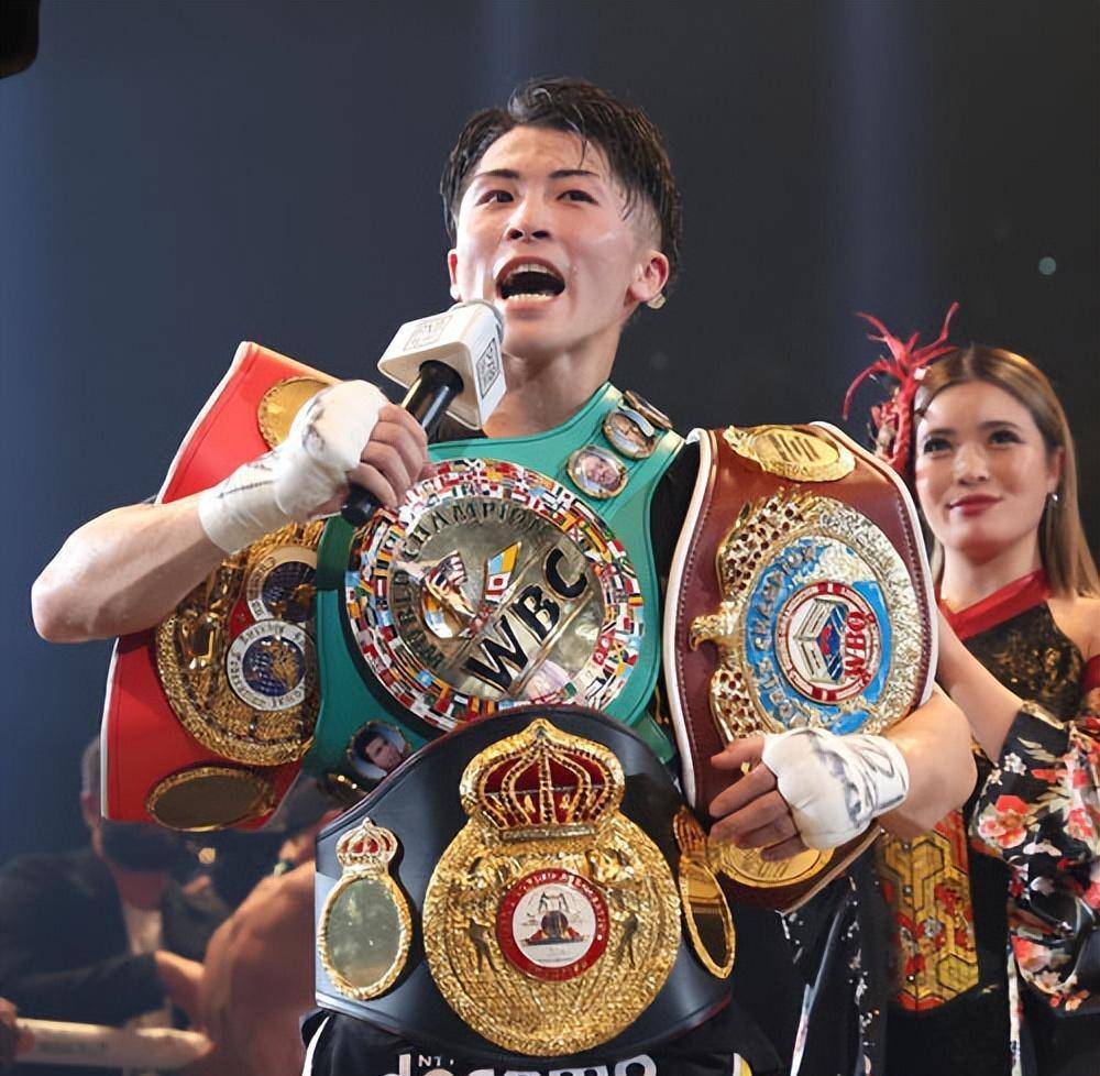 井上尚弥第十一回合ko巴特勒!一统四大组织冠军金腰带_量级_比赛_进攻