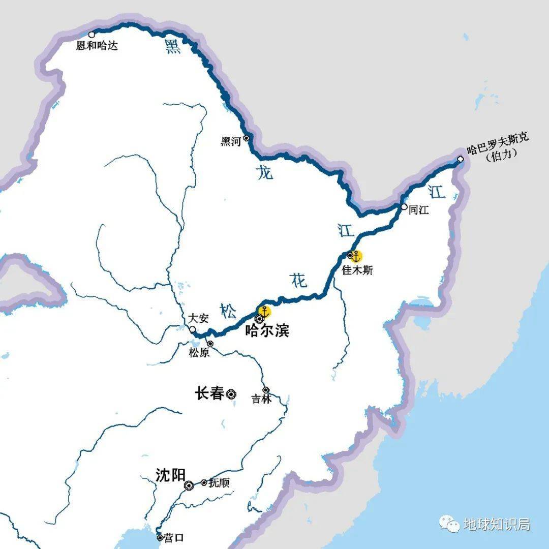 乌苏里江水系图片