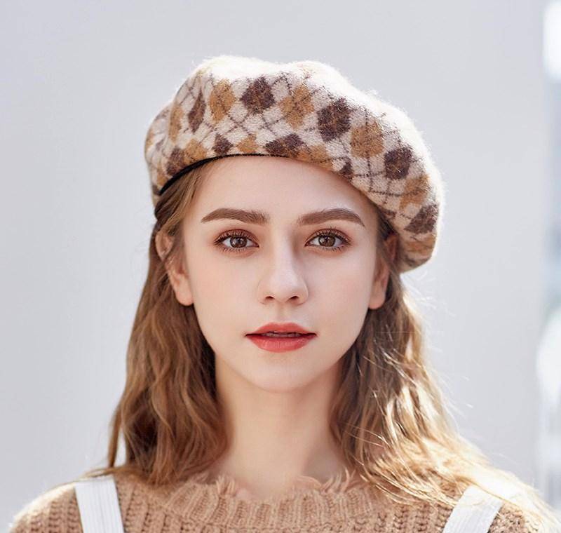 原来戴贝雷帽也需要技巧_帽子_脸型_戴法