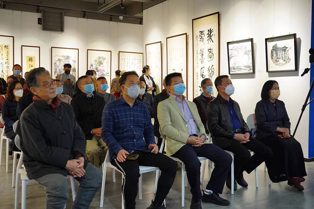 旅琼文艺家书画展开展 努力打造"海南画派"_文化_开幕式_参展