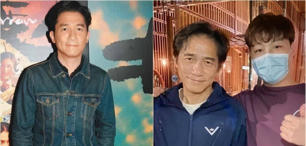 58岁梁朝伟近照,皮肤松弛头发稀疏,显得很是苍老_网友_照片_周润发