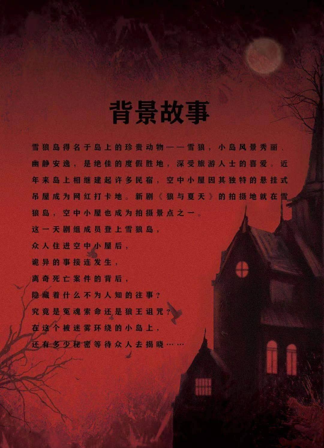 剧本杀《空中小屋杀人事件》剧本复盘电子版 线索答案剧透结局_雪狼
