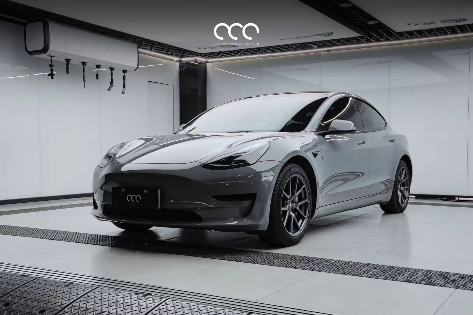 特斯拉model3漫彩超亮pet纳多灰,经典内敛不一样的灰_全国