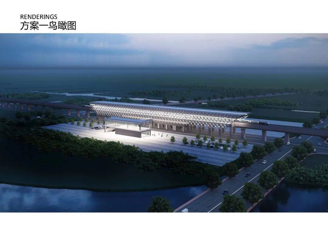 祥符荡站方案二姚庄站方案一姚庄站方案二中新产业园站方案一中新产业