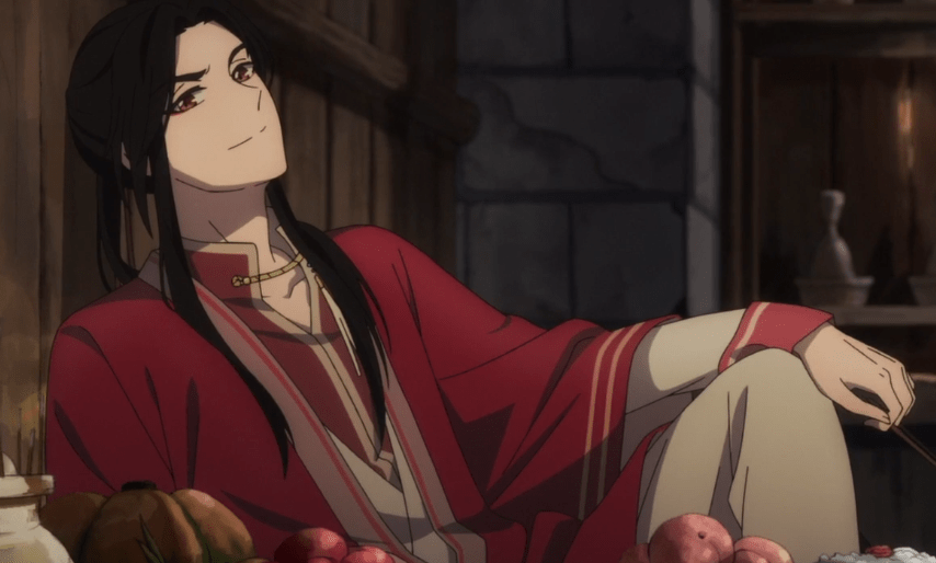 天官赐福:谢怜衣袖被抓,花城送去和善的眼神,粉丝