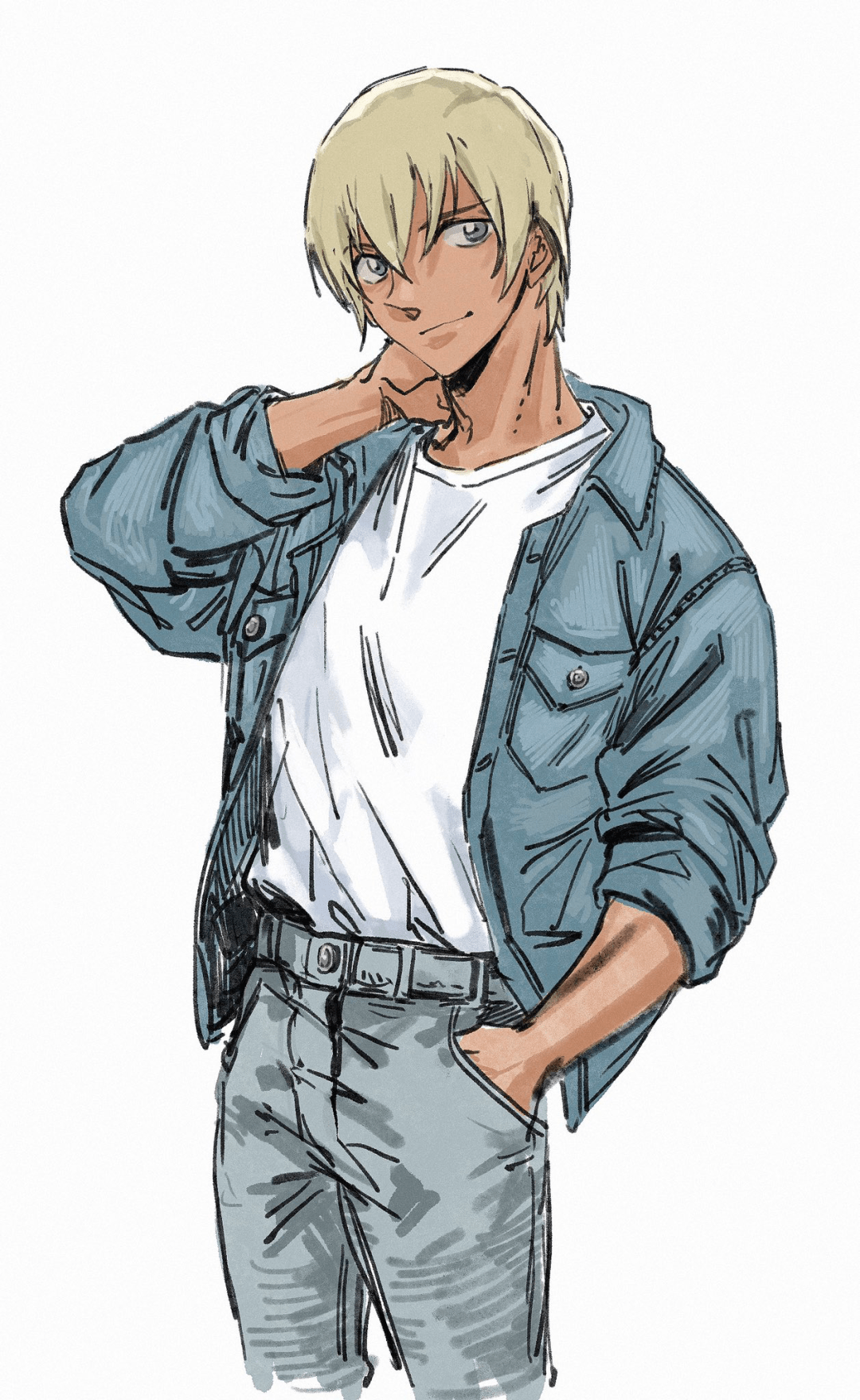 柯南壁纸|扫墓四人组_twi@_正义