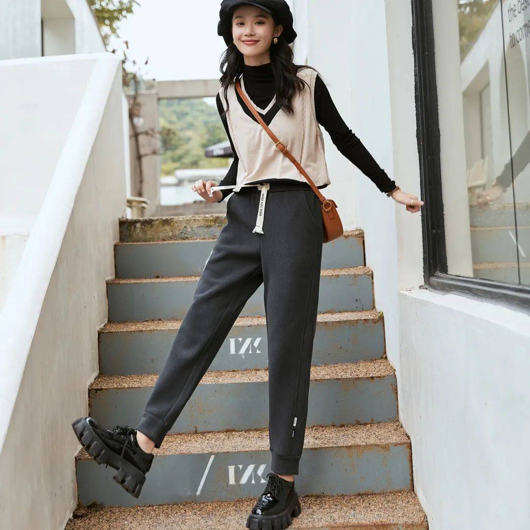 天冷抱紧这条樱花裤,舒服到不想脱!_裤子_法则_摩登