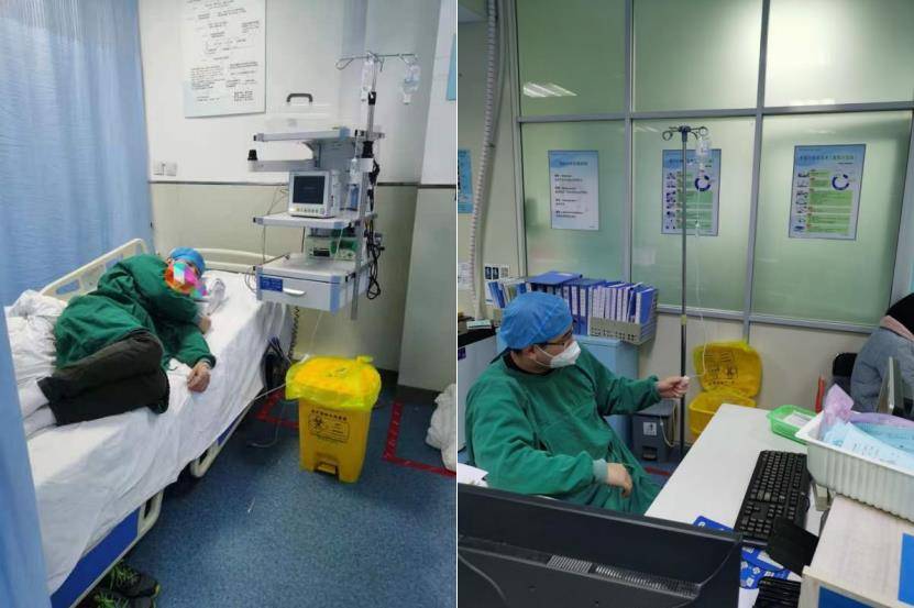 医生打着吊瓶上班_江洋_急诊病人_患者