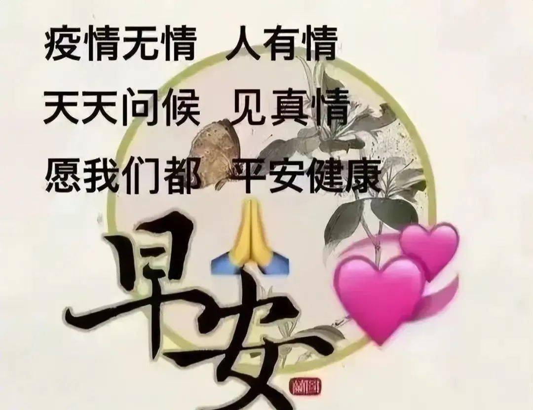 最新疫情早上好问候语