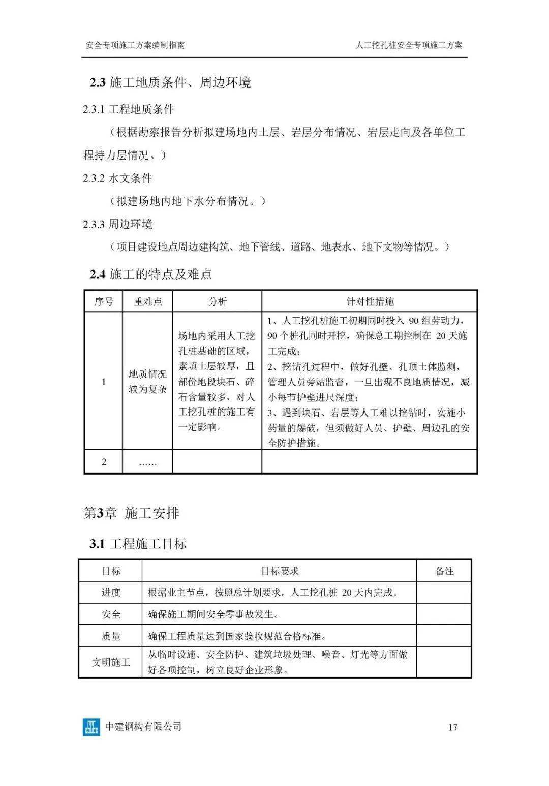 危大工程高峻模板、土石方、基坑工程等23项平安专项施工计划体例指南，354页word版可下载！