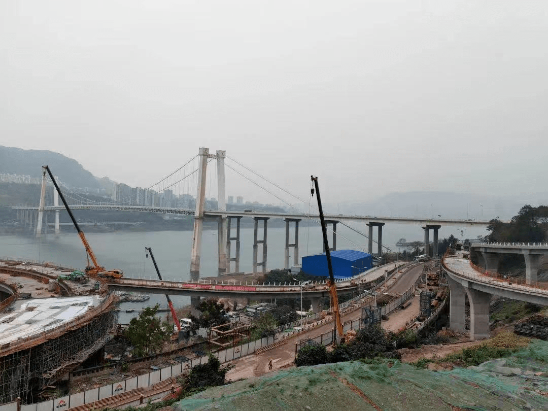 万州长江二桥北接线工程 来源：微万州万州区组建项目建设督导服务专班，