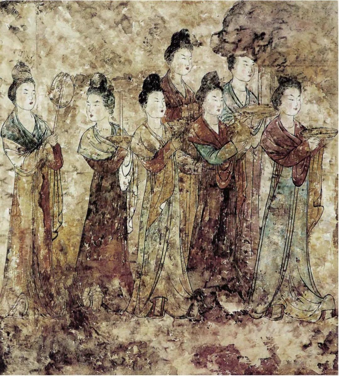 为什么说唐代绘画的艺术成就前无古人?_人物_张萱_妇女