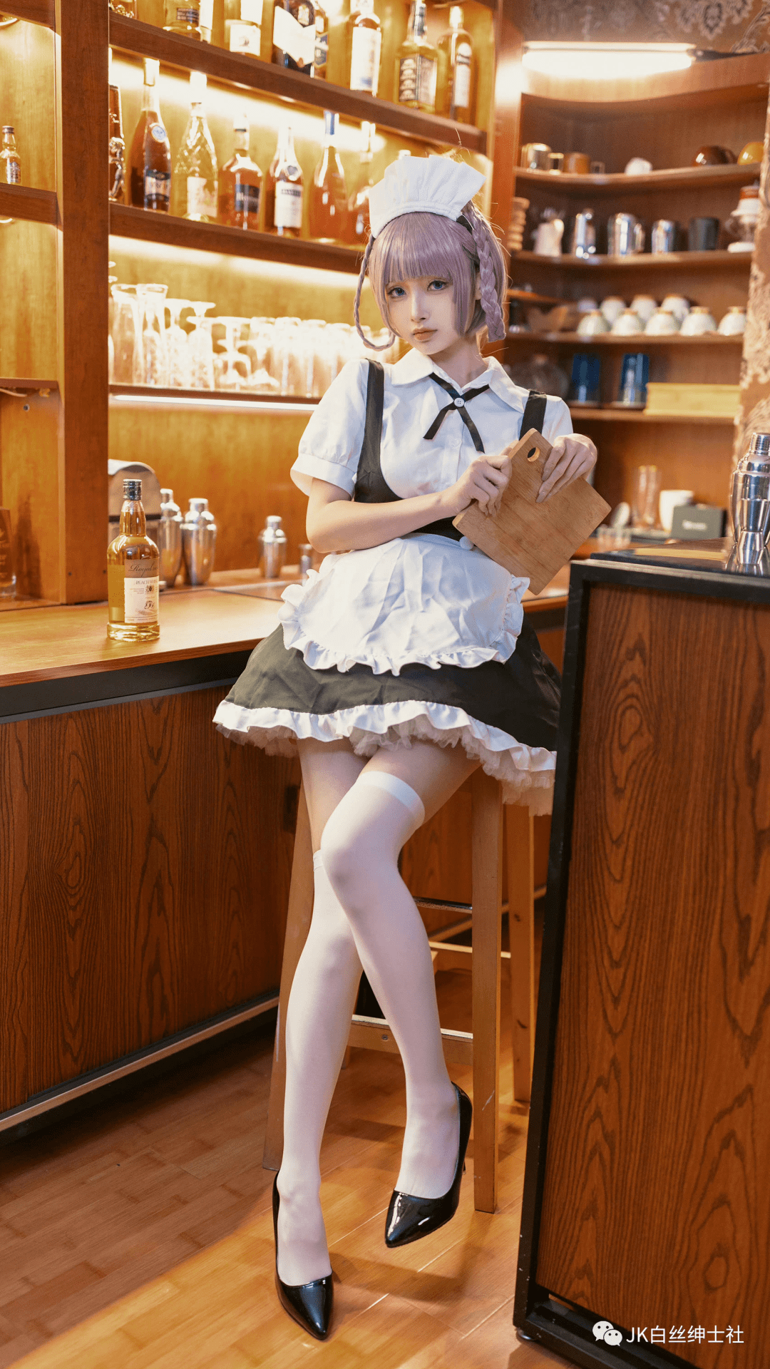 cosplay丨彻夜之歌小荠的女仆装cos正片,美味已经备好_栏目_河豚