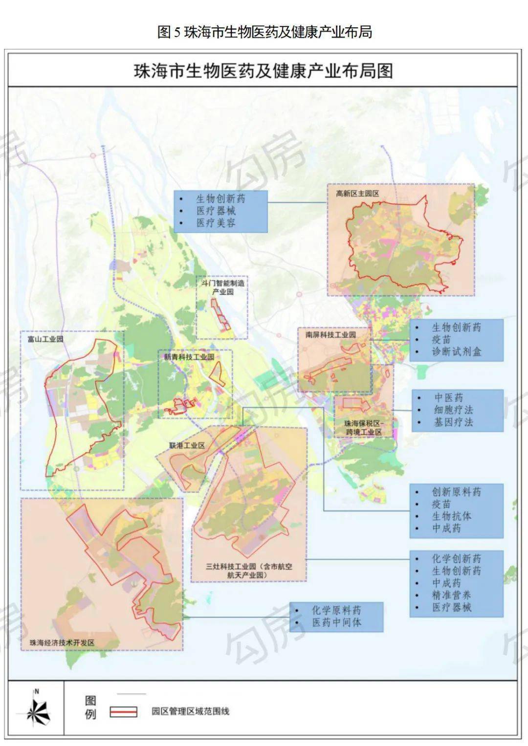 产业布局以金湾区(珠海经济技术开发区)为主,香洲区和富山工业园为辅