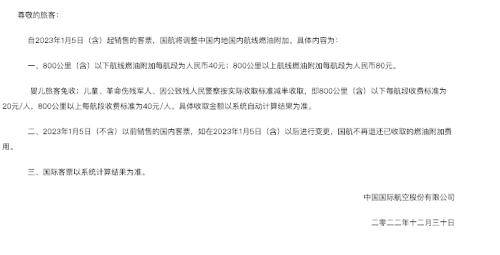 春运利好：燃油费又降了！1月5日起，800公里以上航段立省40元，同期票价同比涨超4成