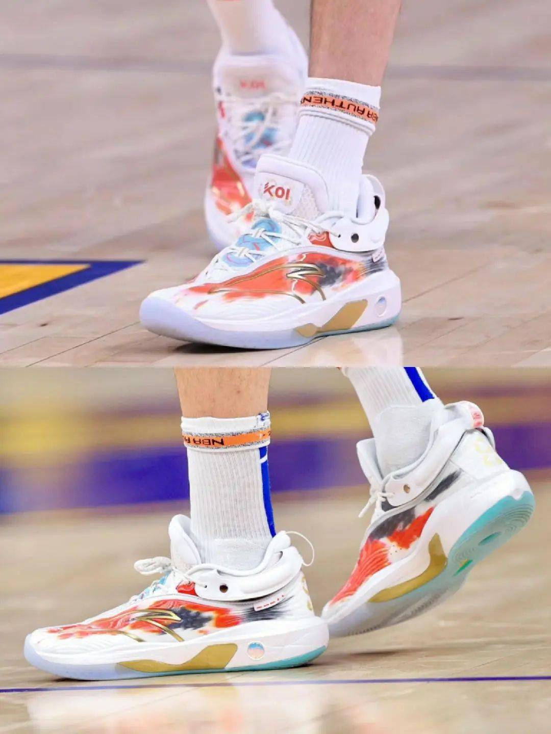 最近几年安踏kt系列好评度颇高的锦鲤配色!