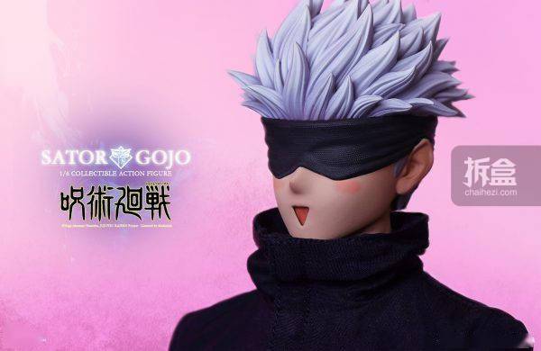 ASMUS TOYS 咒术回战五条悟虎杖悠仁1/6可动日漫人偶_特色_眼罩_底座