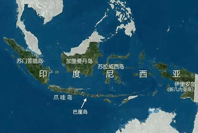 加里曼丹岛世界地图图片