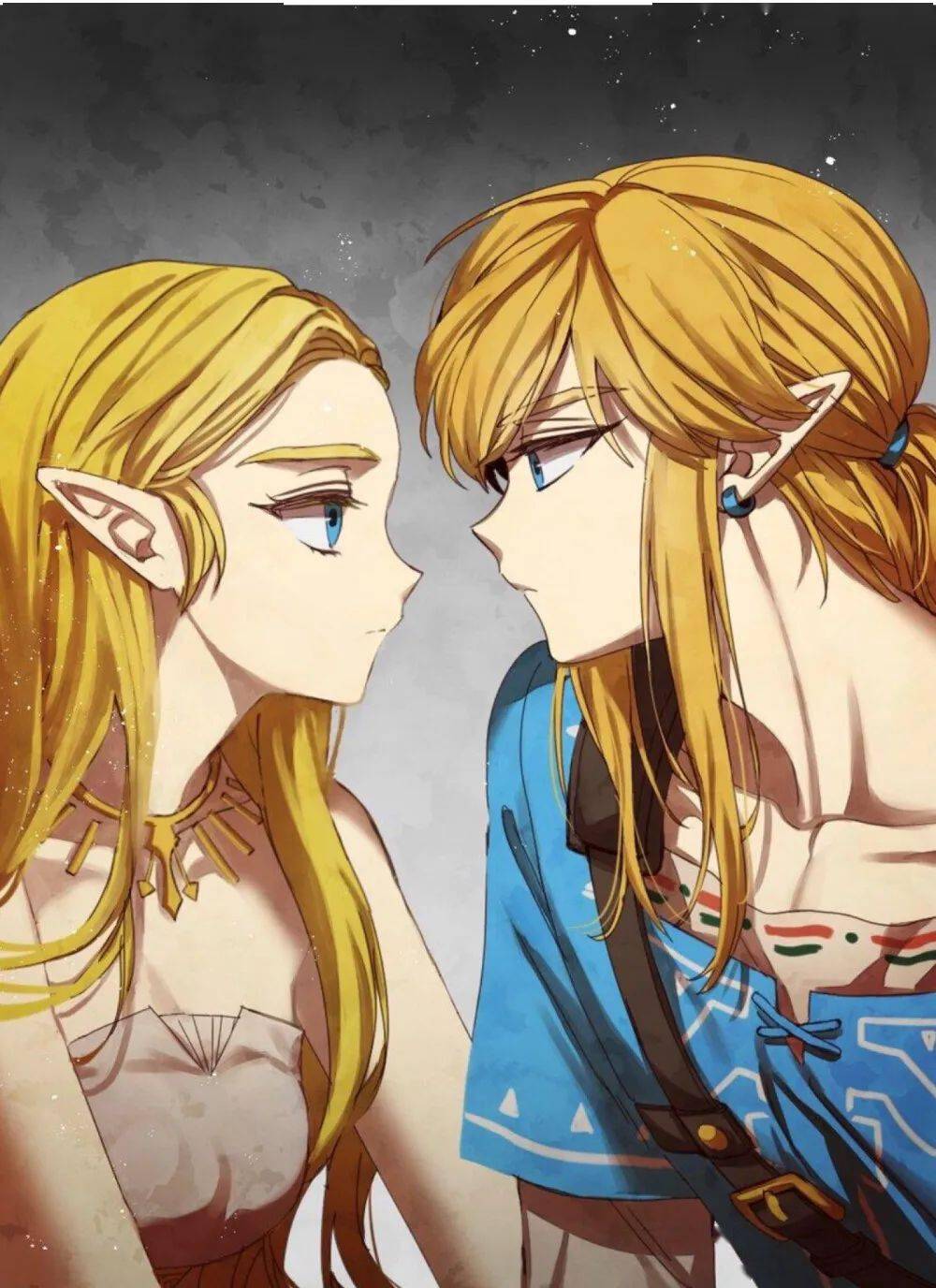 《塞尔达传说》角色壁纸""等我们和灾厄盖侬的战斗结束之后,你还愿意