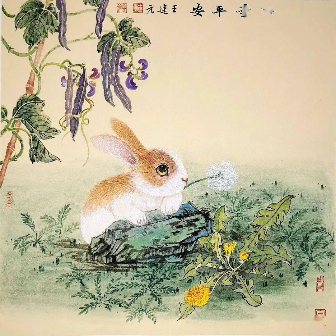 这组最可爱的小兔子送给您_王建元_如意_平安