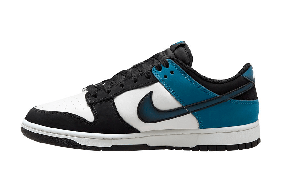  nike dunk low industrial blue logo swoosh