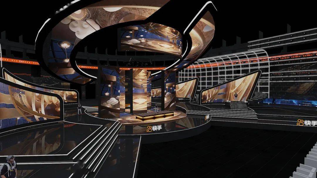 去用聚集的光,将更多的人照亮——快手聚光盛典华丽呈现_舞台_团队