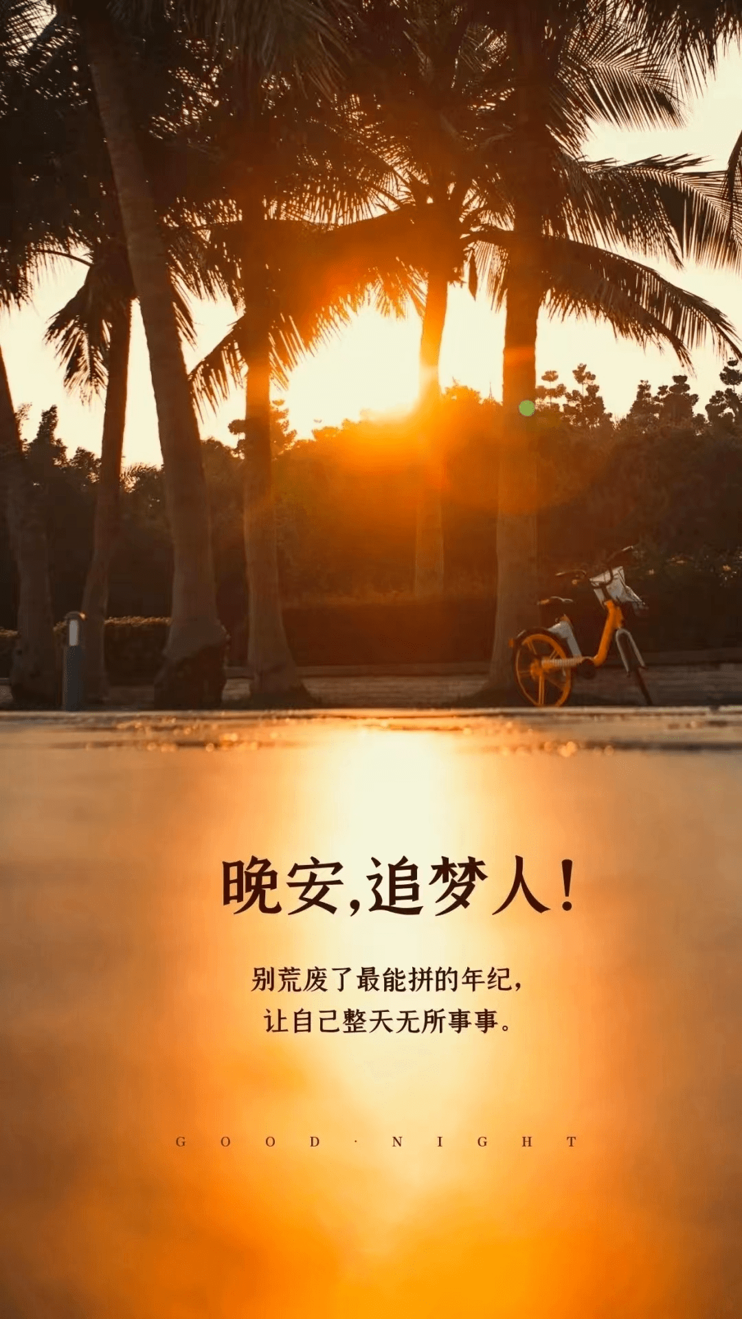 朋友圈会发光的晚安说说美图_岁月_文案_从容