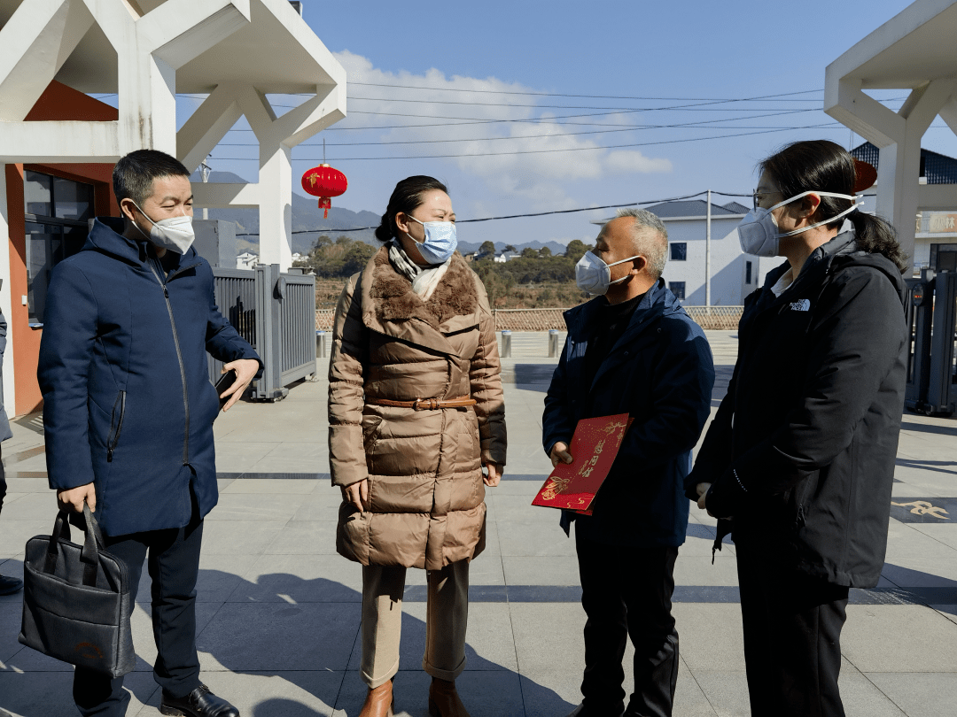 市文广新旅局局长刘敏,市委组织部部务委员黎汝亮随同走访督导,区党